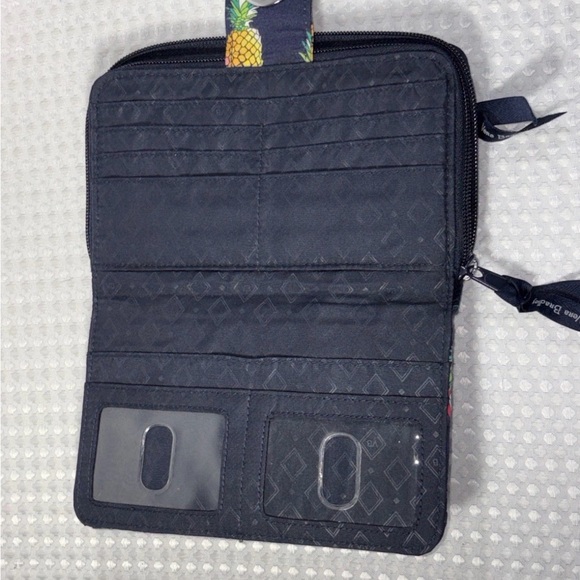 Vera Bradley Turnlock Wallet Pineapple Toucan Party - Picture 5 of 9